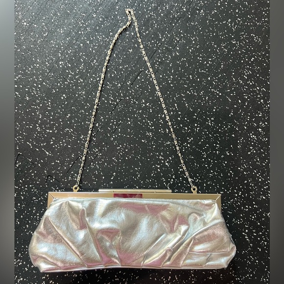 Lulu Townsend Silver Clutch‎ Bag - Picture 4 of 4